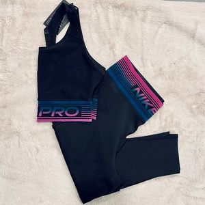 Nike Pro Swoosh Legging & Bra (M/L)